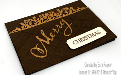 Tufted Merry Christmas To All card