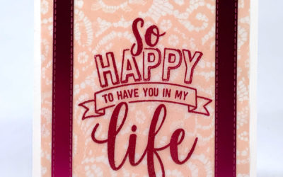 Amazing Life happy card