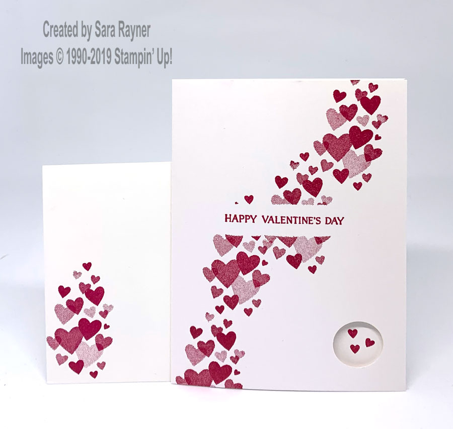 #simplestamping valentine card and matching envelope using Forever Lovely stamps