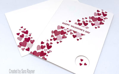 Simply stamped Forever Lovely valentine card