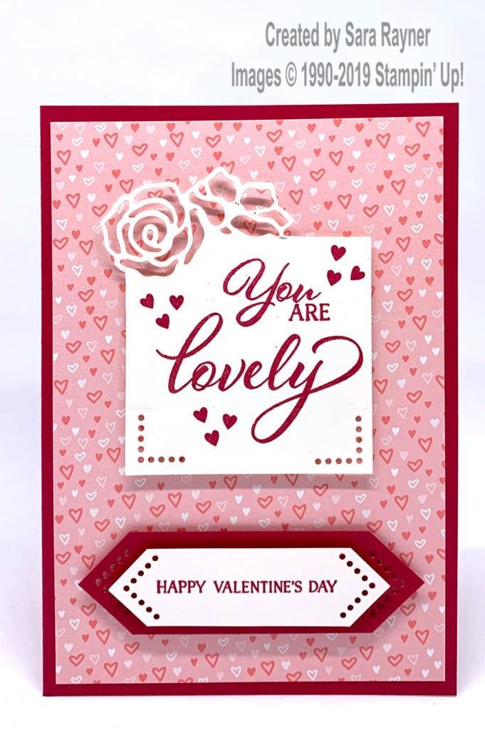 Forever Lovely valentine card.