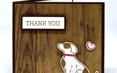 Happy Tails thank you card