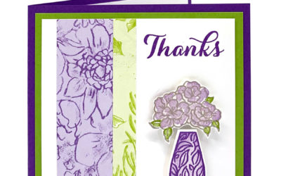 Vibrant Vases thank you card