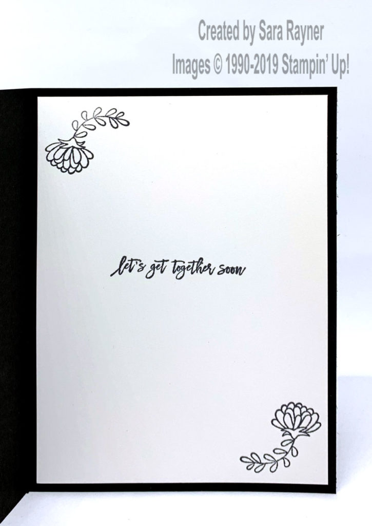 Insert using sentiment and image from Love You To Pieces stamp set.