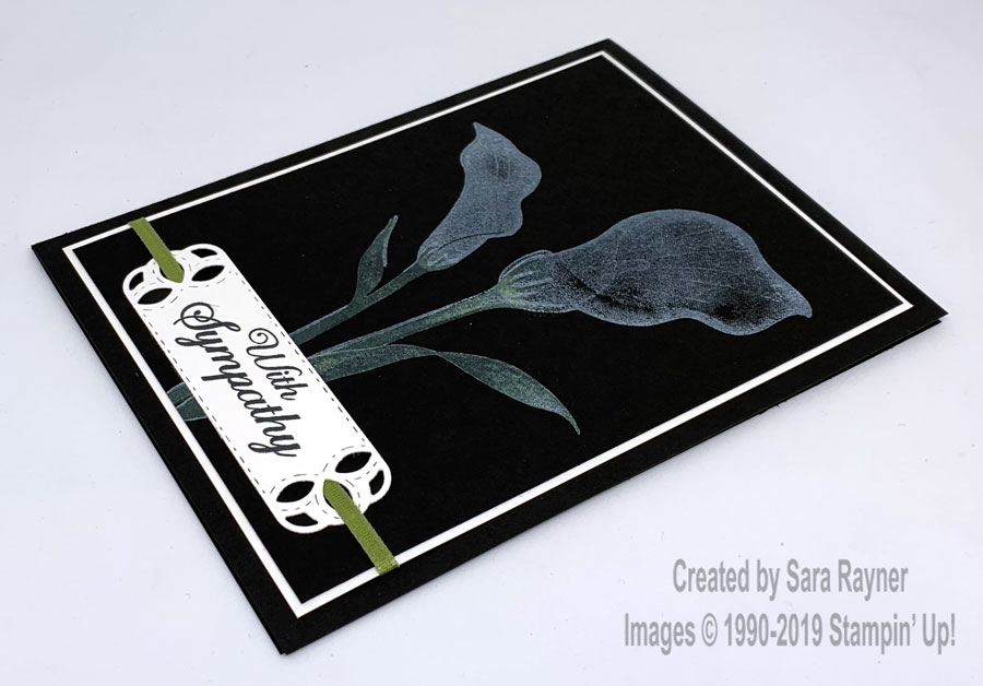 Lasting Lily (Sale-a-bration freebie) sympathy card