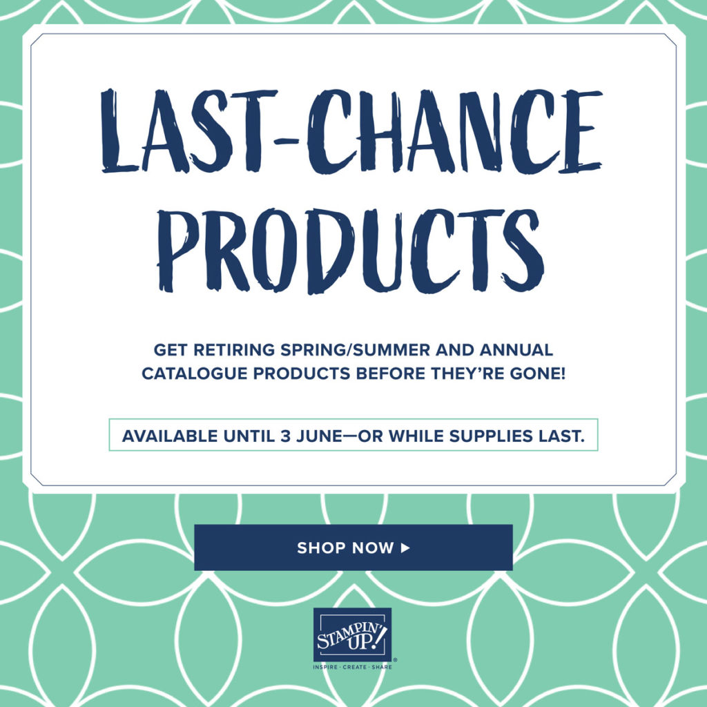 Last chance products.