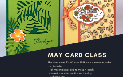 May 2019 Card Class
