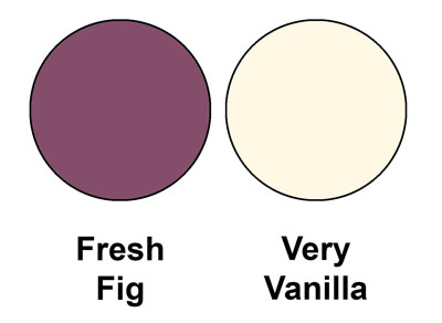 Single colour of Fresh Fig with Very Vanilla.