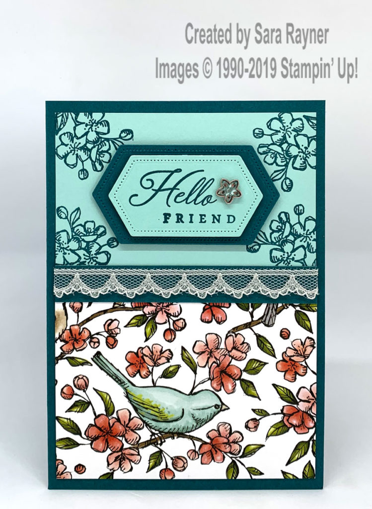 Bird Ballad Hugs card.