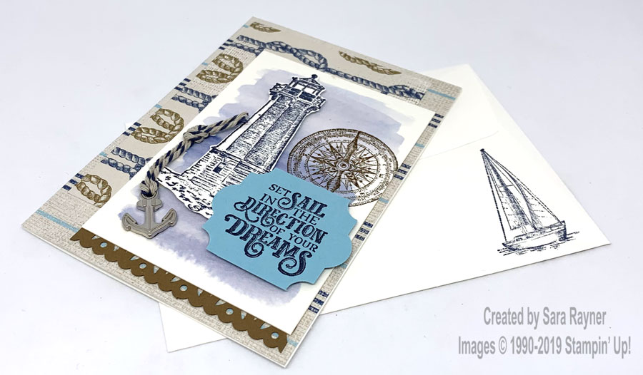 Sail Away card - sneak peek.