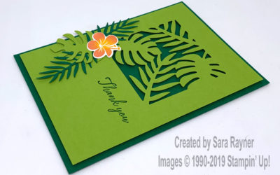 Tropical Chic die cut