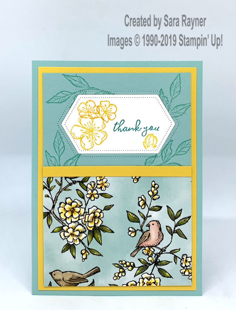 Bird Ballad thank you card.