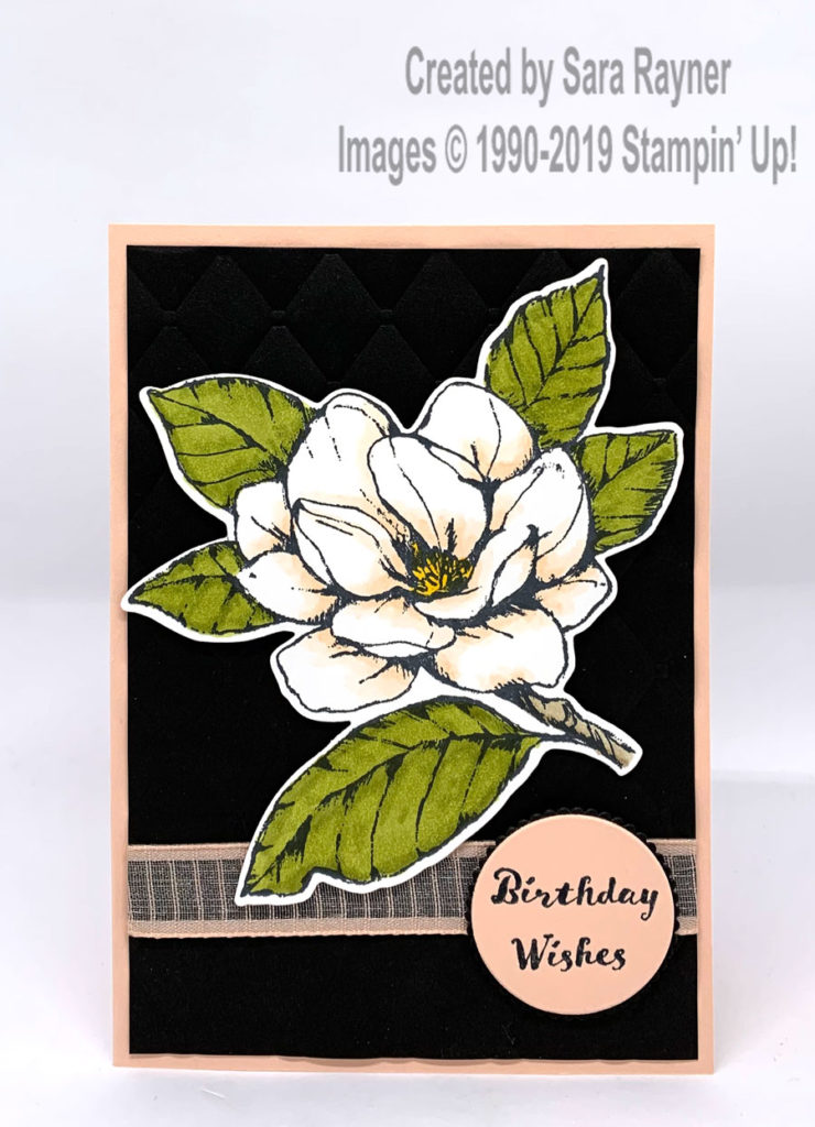 Tufted Magnolia birthday card
