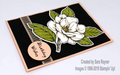 Tufted Magnolia birthday card