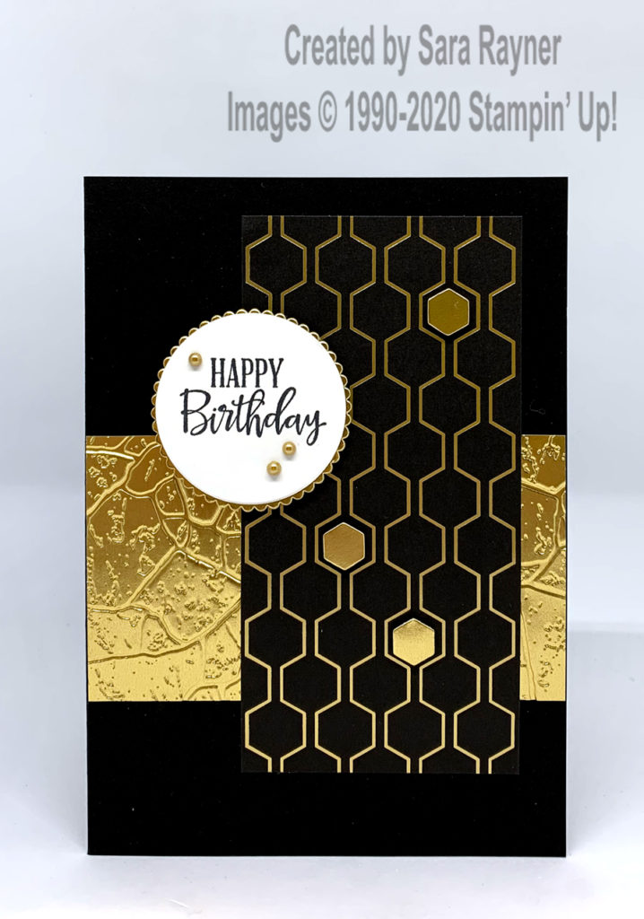 Golden Honey birthday card