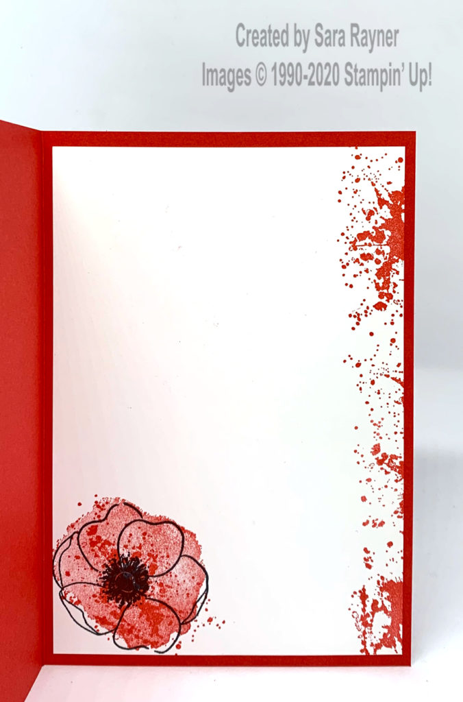 Insert using Painted Poppies