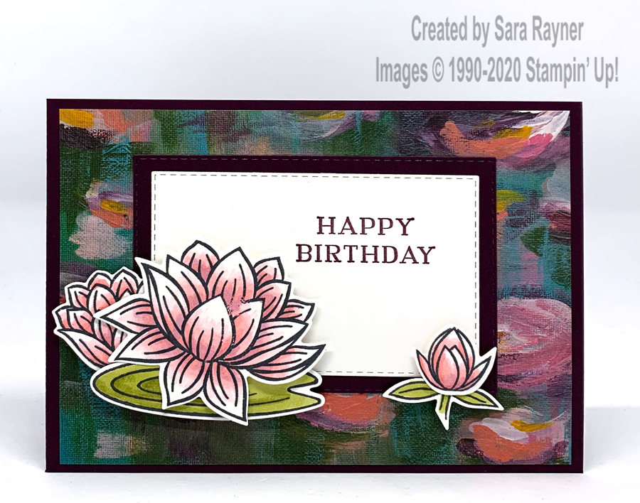 Perennial Lily Pad card