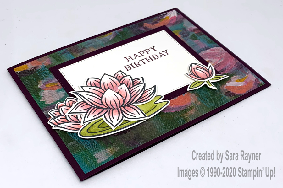 Perennial Lily Pad card