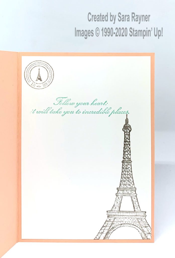 Parisian travel card insert