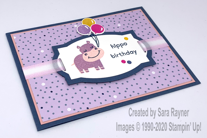 Hippo birthday card