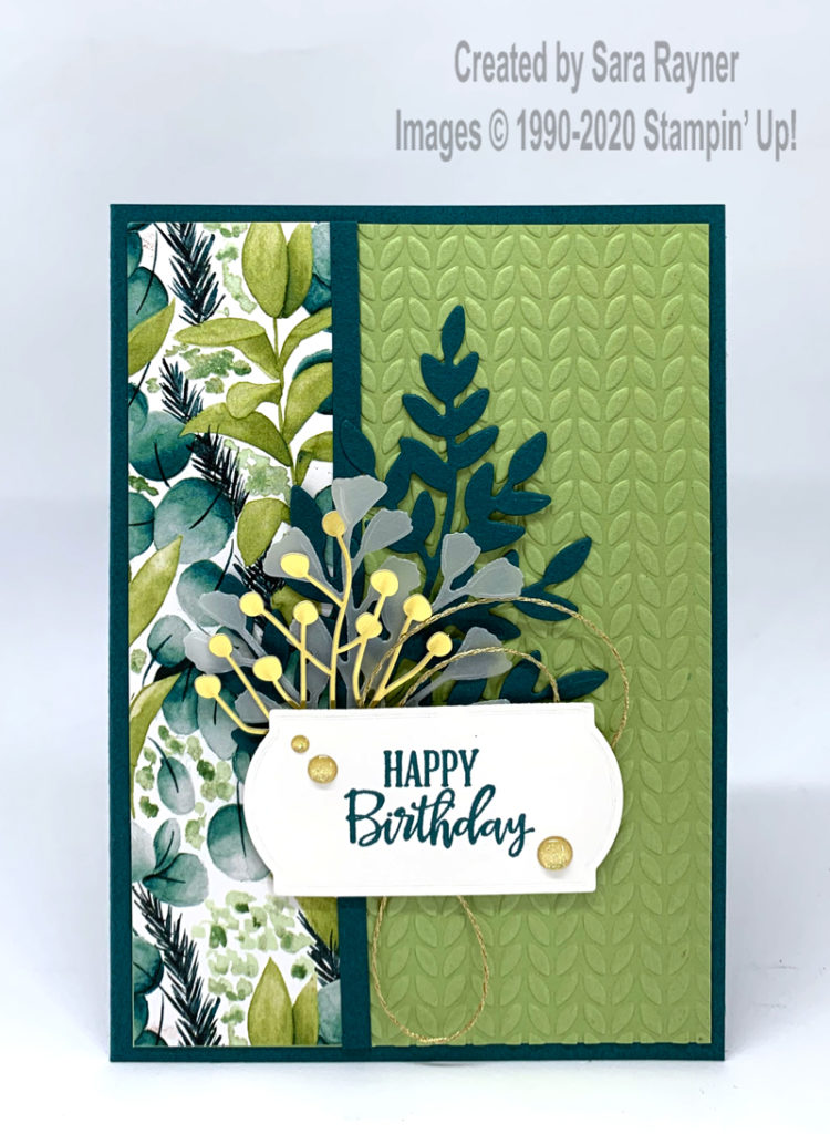 Tutorial for flourishing birthday card - Sara's crafting and stamping ...