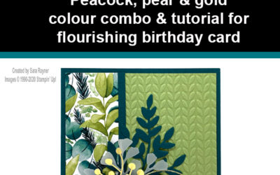 Tutorial for flourishing birthday card