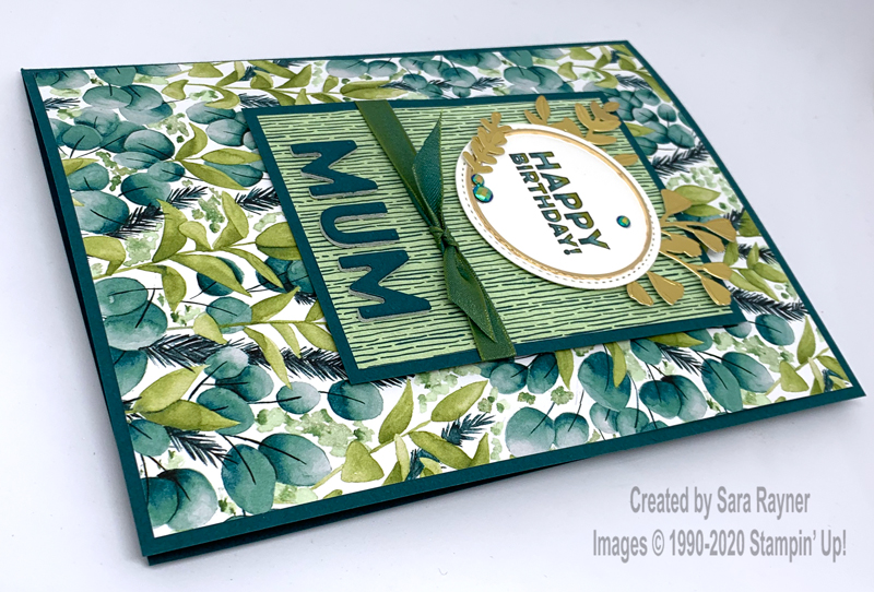 Storybook greenery birthday card