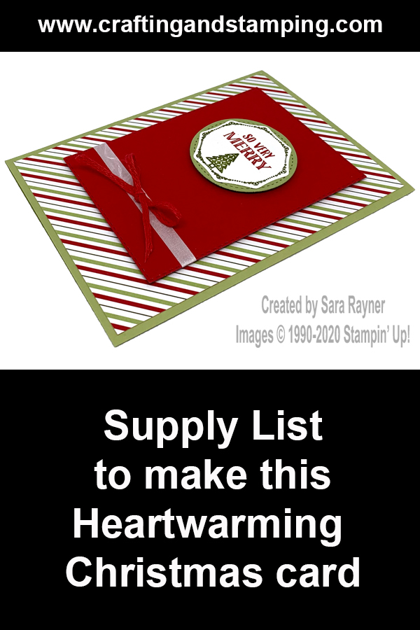 heartwarming Christmas card supply list