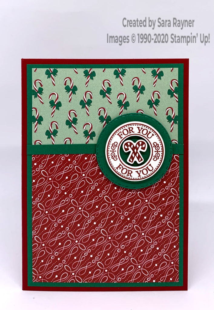 Candy cane Christmas card