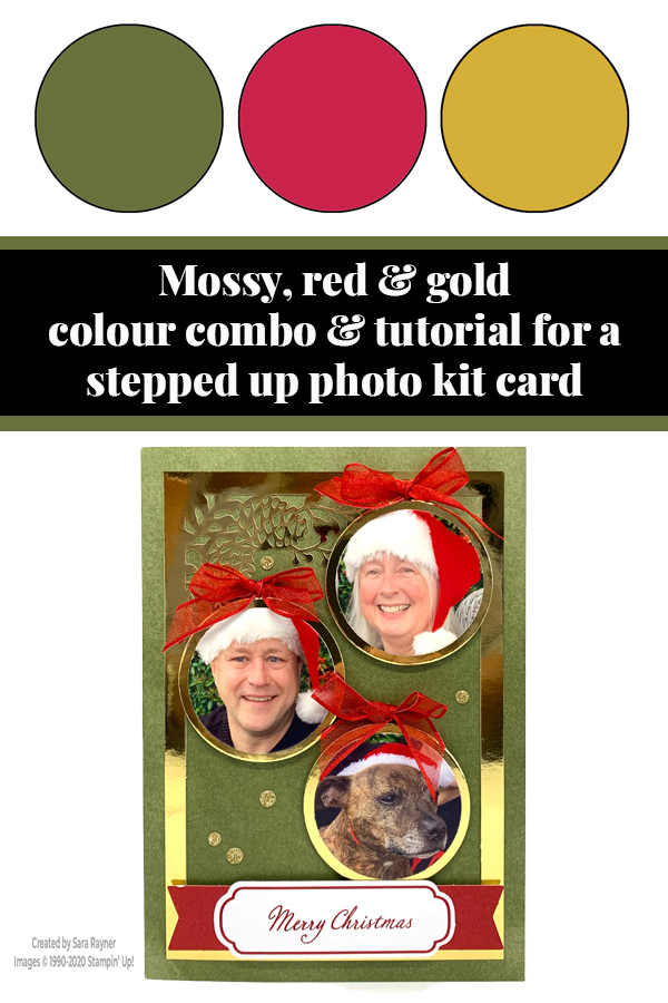 Joy of Sharing kit stepped up photo card tutorial
