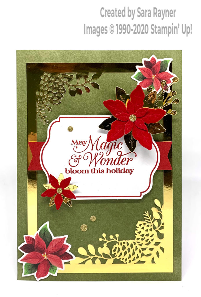 Joy of Sharing stepped up stamped card