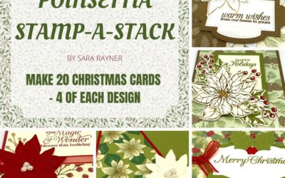 Poinsettia Stamp-a-stack