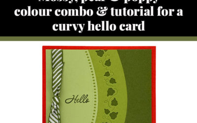 Tutorial for curvy hello card