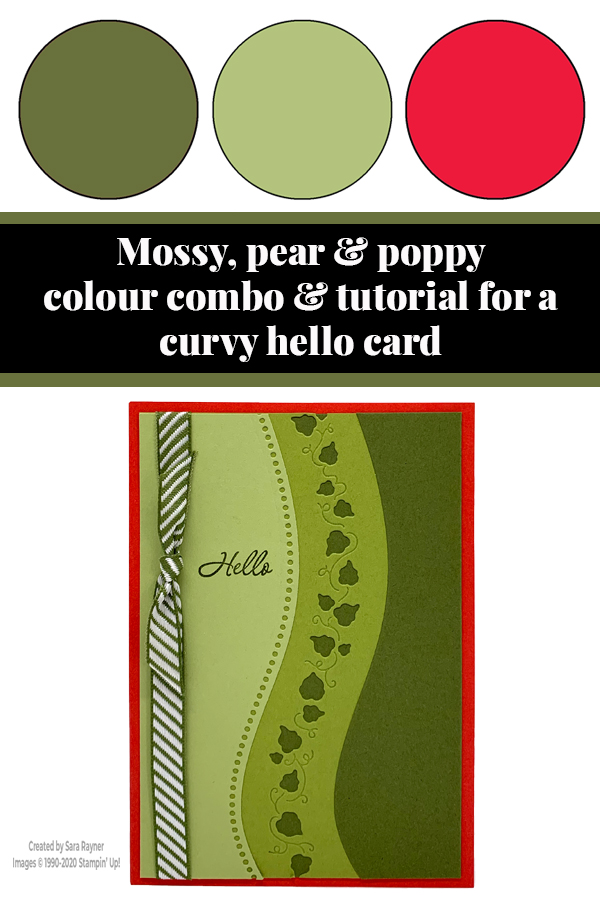 Curvy hello card tutorial