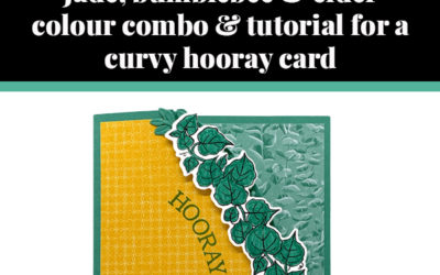 Tutorial for curvy hooray card