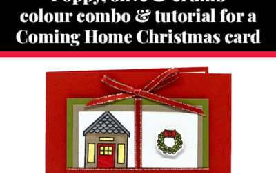 Tutorial for Coming Home Christmas card