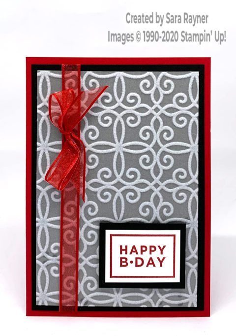 Tutorial for plush birthday card - Sara's crafting and stamping studio