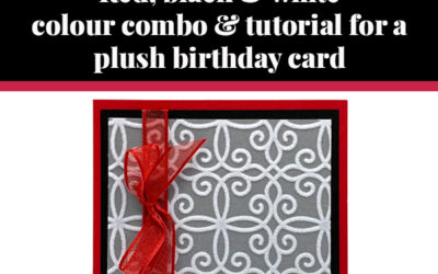 Tutorial for plush birthday card