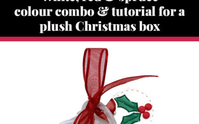 Tutorial for plush Christmas box