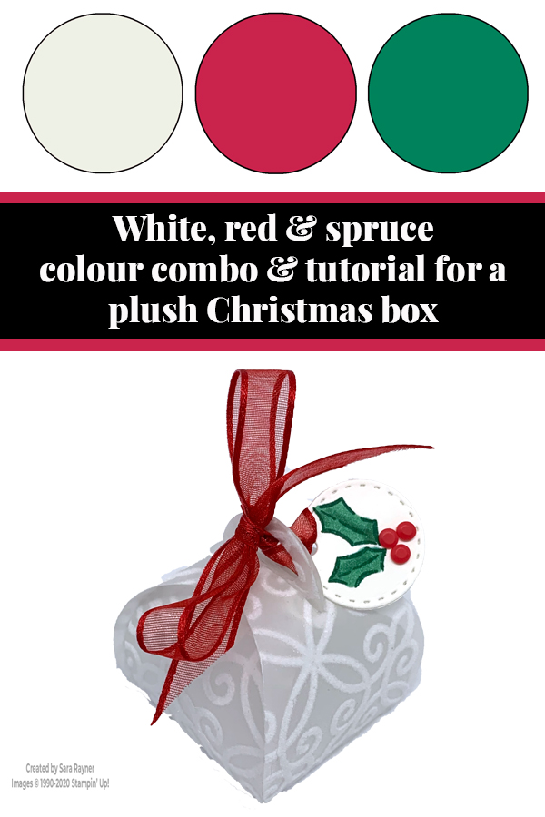 Plush Christmas box tutorial