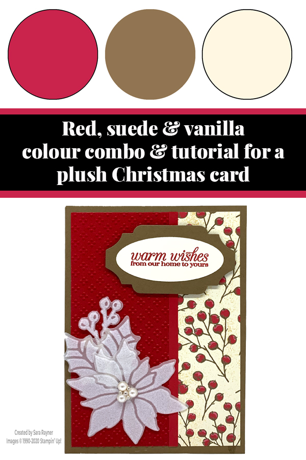 Plush Christmas card tutorial