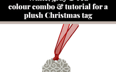Tutorial for plush Christmas tag