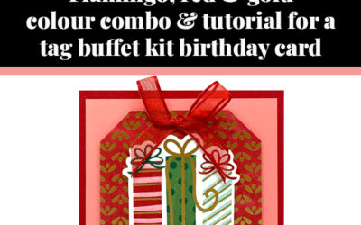 Tutorial for Tag Buffet birthday card