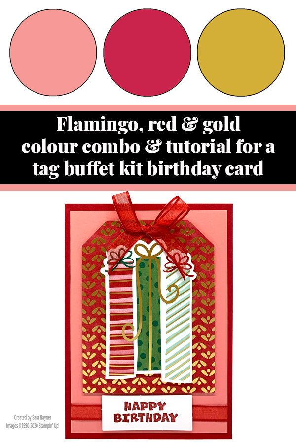 Tag Buffet kit birthday card tutorial