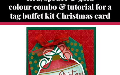 Tutorial for Tag Buffet Christmas card