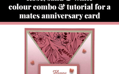 Tutorial for mates anniversary card