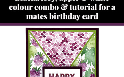 Tutorial for mates birthday card