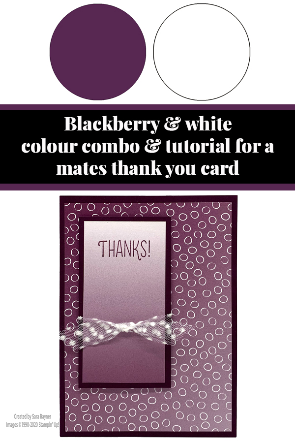 Tutorial for many mates thank you card