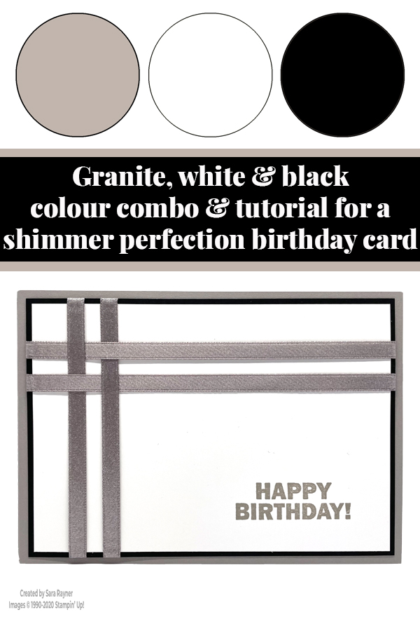 Tutorial for shimmer perfection birthday card