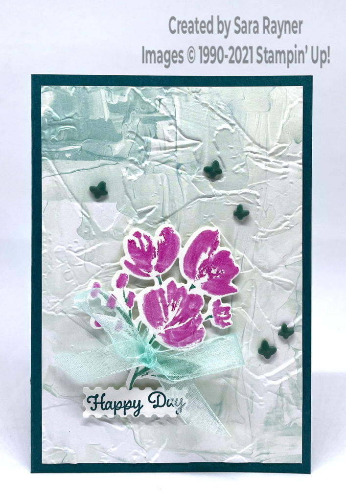 Art gallery butterfly card